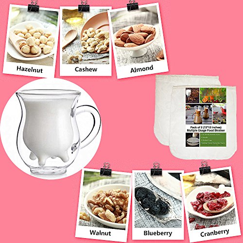 3 Pack+Multiple+Reusable+Strainer+Cheesecloth