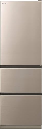 Amazon 日立 冷蔵庫 375l 3ドア 右開き 幅60cm まんなか野菜室 シンプルデザイン R V38kv N シャンパン 日立 Hitachi 大型家電 通販