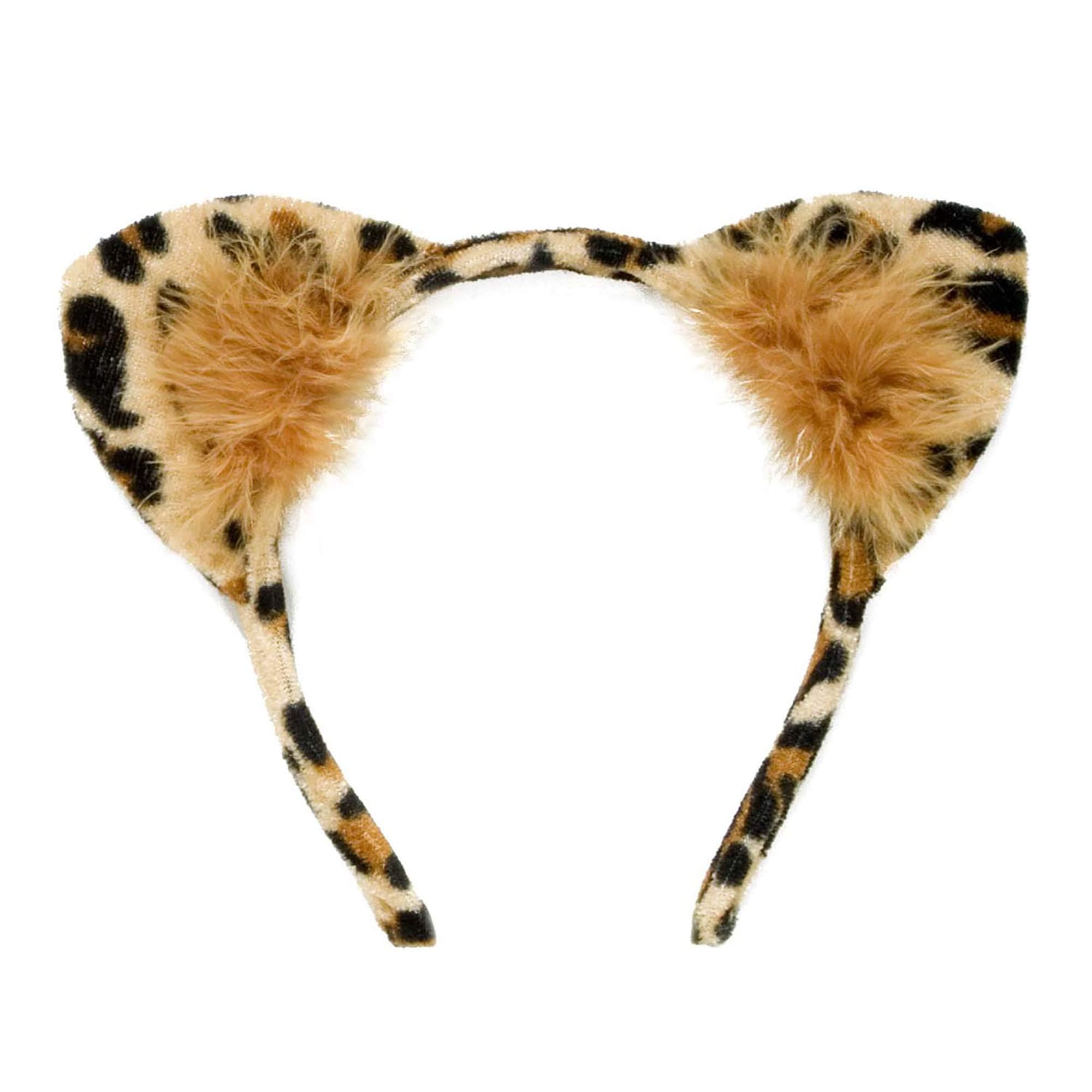 Velvet Leopard Ears Accessory for Animal Fancy Dress