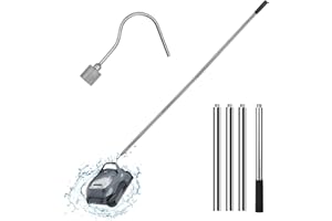 ORAPXI Hook for Pool Robot Vacuum Robotic Pool Cleaner Retrieval Hook with Swimming Pool Cleaning Pole 68 Inches Pool Accessories Hook with Telescopic Pool Pole for Grabbing The Pool Cleaner