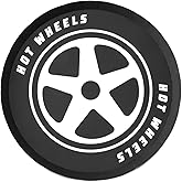 Hot Wheels™ x Bonjour Fête Black Tire Small Paper Party Plates | Disposable Cake | Official Mattel Licensed | Premium Party Supplies & Decor | Kids' Birthday Parties, Car Racing Theme | Pack of 8, 8"