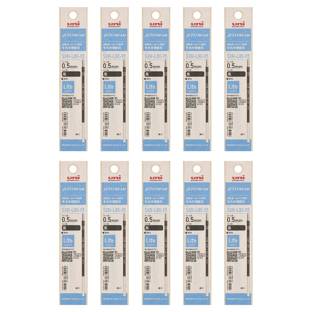 Photo 1 of ???? Uni Jetstream Lite Touch Ink Refill, for Multicolor Pen Type, 0.5mm Fine Point, Black Ink, SXRL8005.24, Box of 10