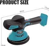 SEHMTSRF Cordless Buffer Polisher 6 Inch 3000mAh Makita Battery 23pc Kit view 9