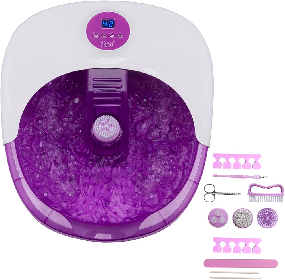 Sensio Spa Luxury Heated Foot Spa Massager with Digital Temperature Control