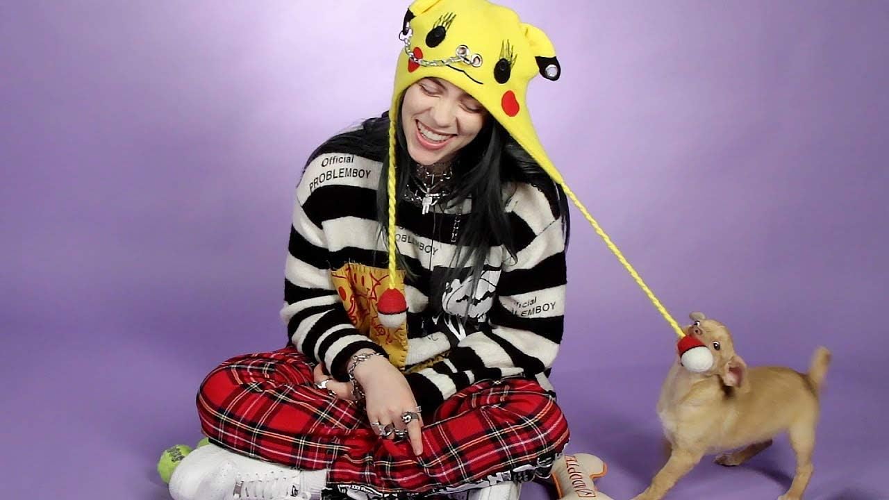 Billie Eilish American Singer Poster 12 x 18 Inch burnig desire poster