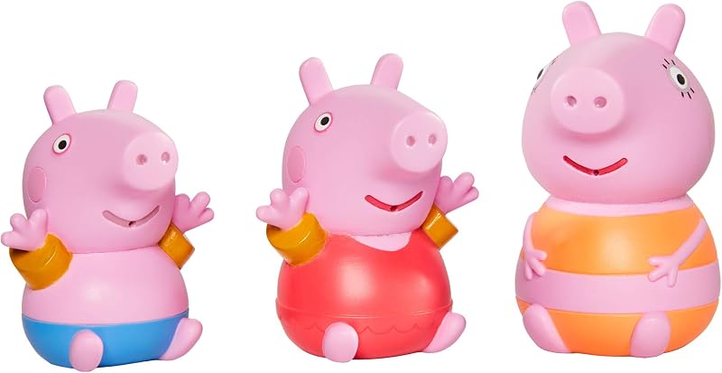 Toomies Peppa Pig Bath Toys Mummy Pig George Squirters 18m+
