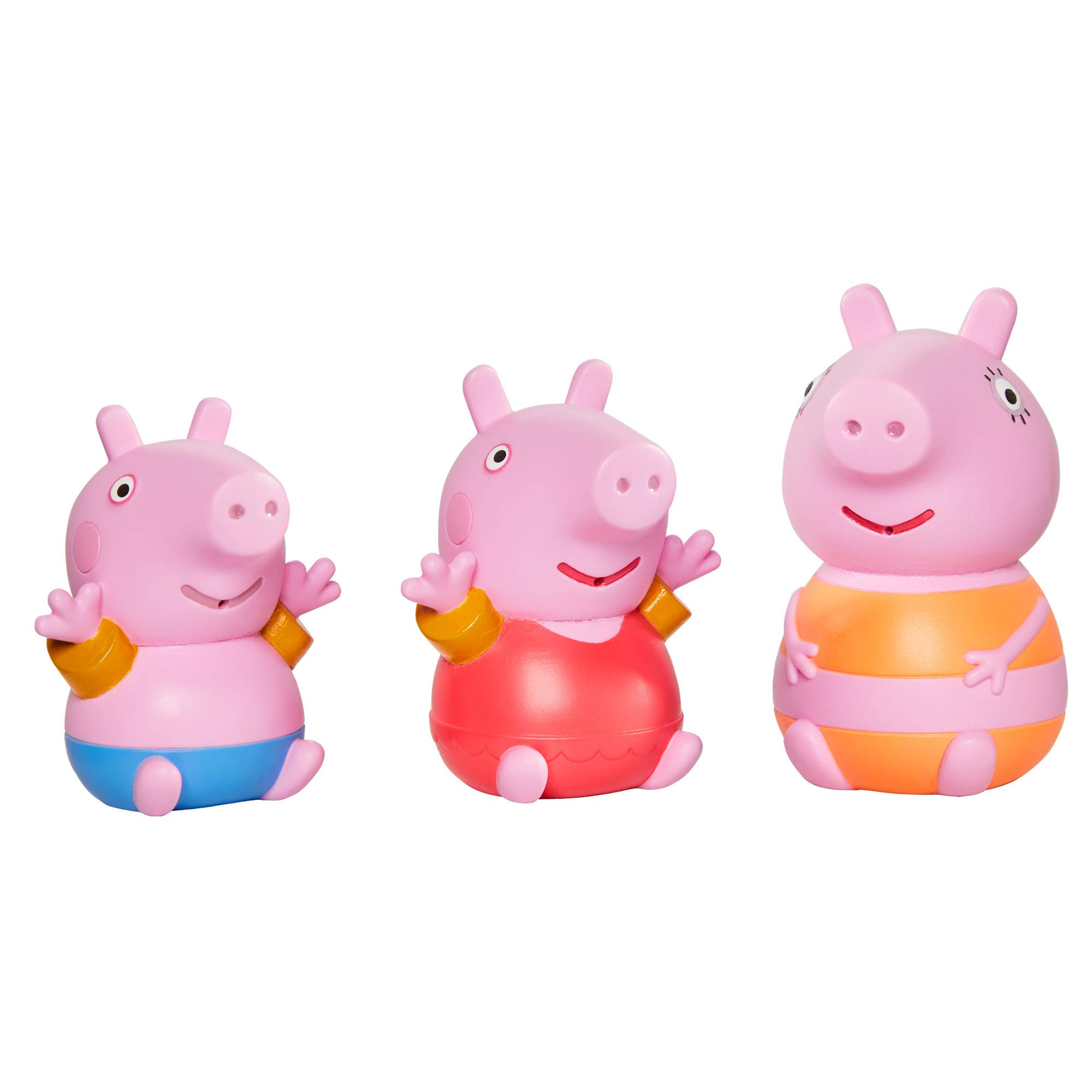 Toomies Peppa Pig, Mummy Pig, Peppa & George Bath Squirters, Baby Bath Toys, Kids Bath Toys for Water Play, Fun Bath Accessories for Babies & Toddlers, Suitable for 18 Months, 2, 3 & 4 Year Olds