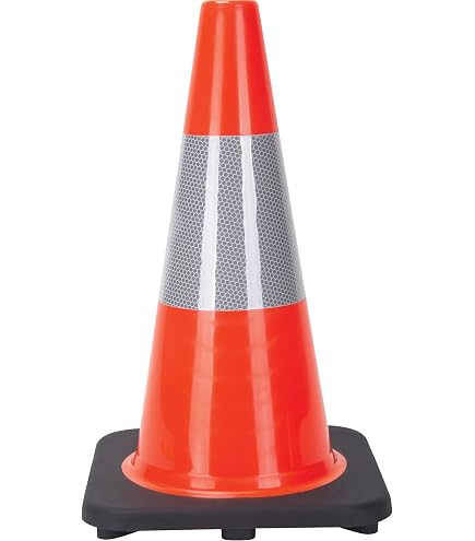 OrangeStar 28" Collapsible Traffic Safety Cones (4-Pack), Pop-Up Parking Cones With Reflective Collar For Roadwork, Parking Lots, And Crowd Control