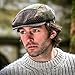 Men's Irish Flat Cap, Patch Cap Style, Woven in Ireland, 100% Irish Wool Cap