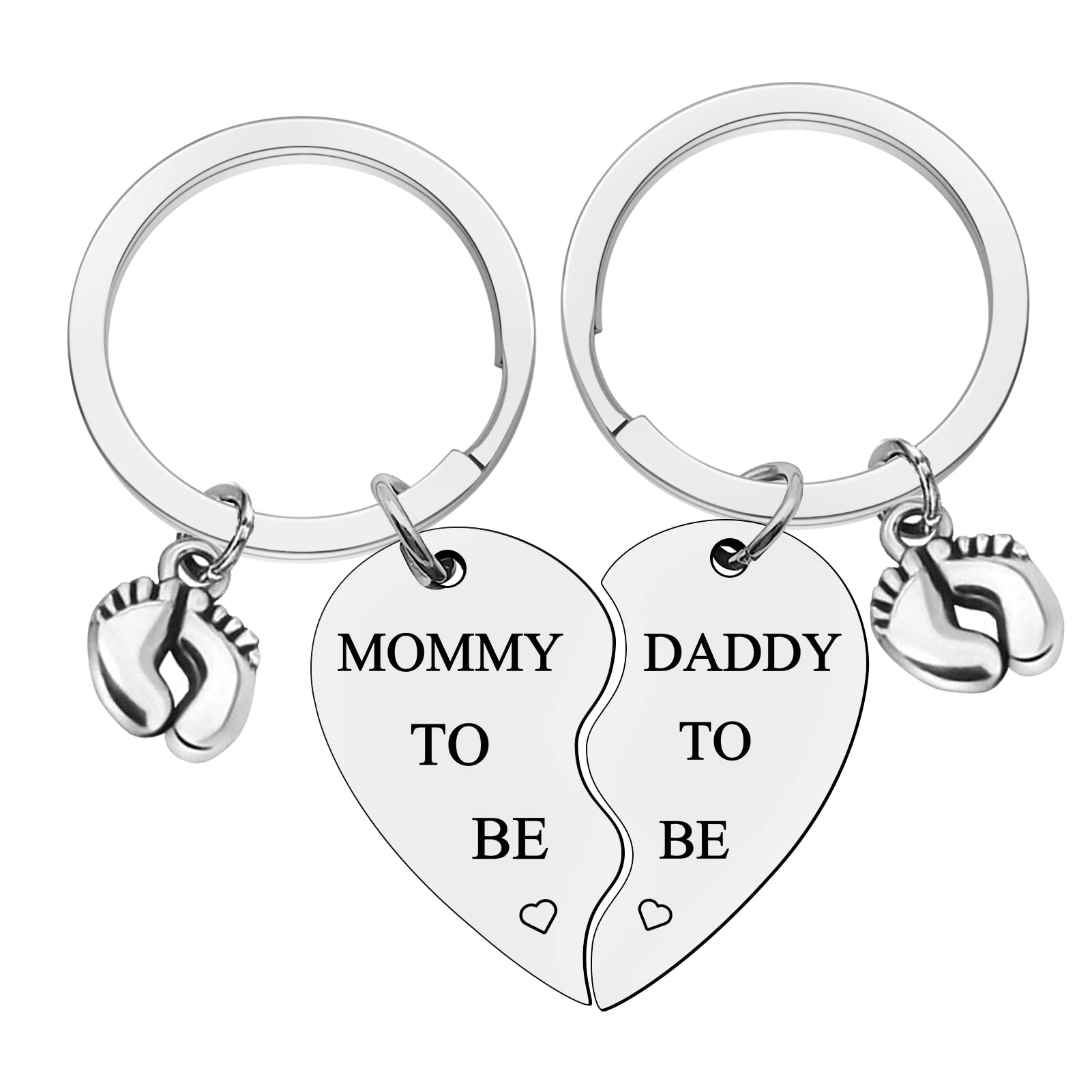 Ximalun Mum and Dad to be Gifts Keyring New Parents Gifts Pregnancy Announcement Gifts First Time Mum and Dad Gifts Parents to be Gifts Christmas Birthday Mothers Day Fathers Day Gift