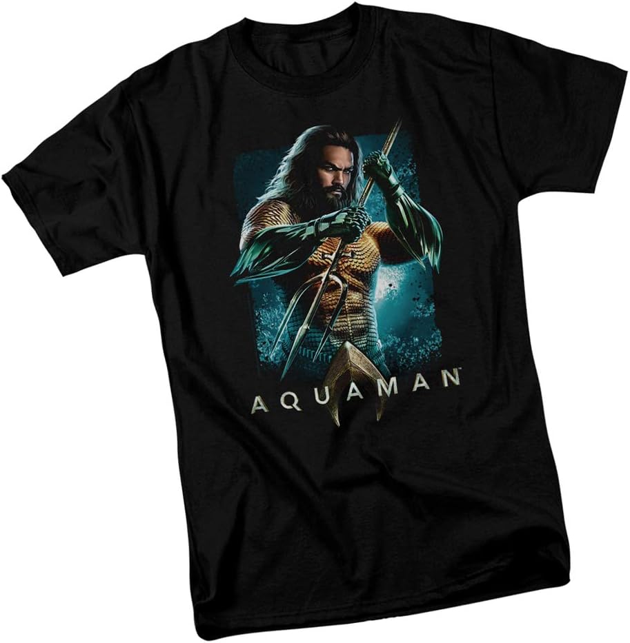 Aquaman Movie, with Trident, Adult T-Shirt