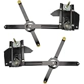 TRQ Front Manual Window Regulator Set | For 77-91 Chevrolet GMC GM1350101 GM1351101