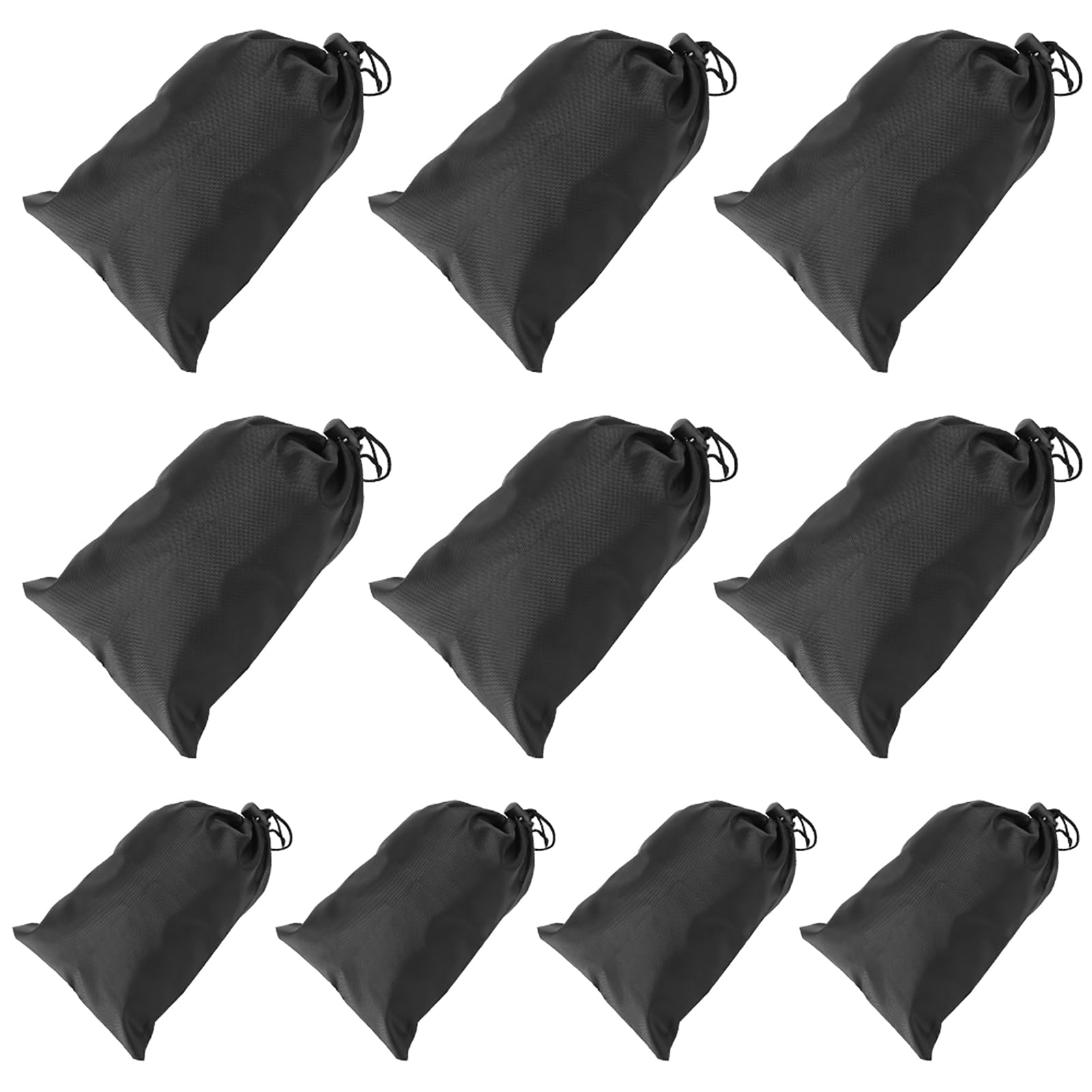 Keenso Drawstring Storage Bag, 10 Pcs 16 * 20cm Waterproof Skipping Rope Bag Polyester Oxford Cloth Drawstring Pouch for Small Things Storage sports bag