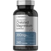 Horb&auml;ach Chelated Magnesium | 360mg | 240 Capsules | Non-GMO &amp; Gluten Free Supplement