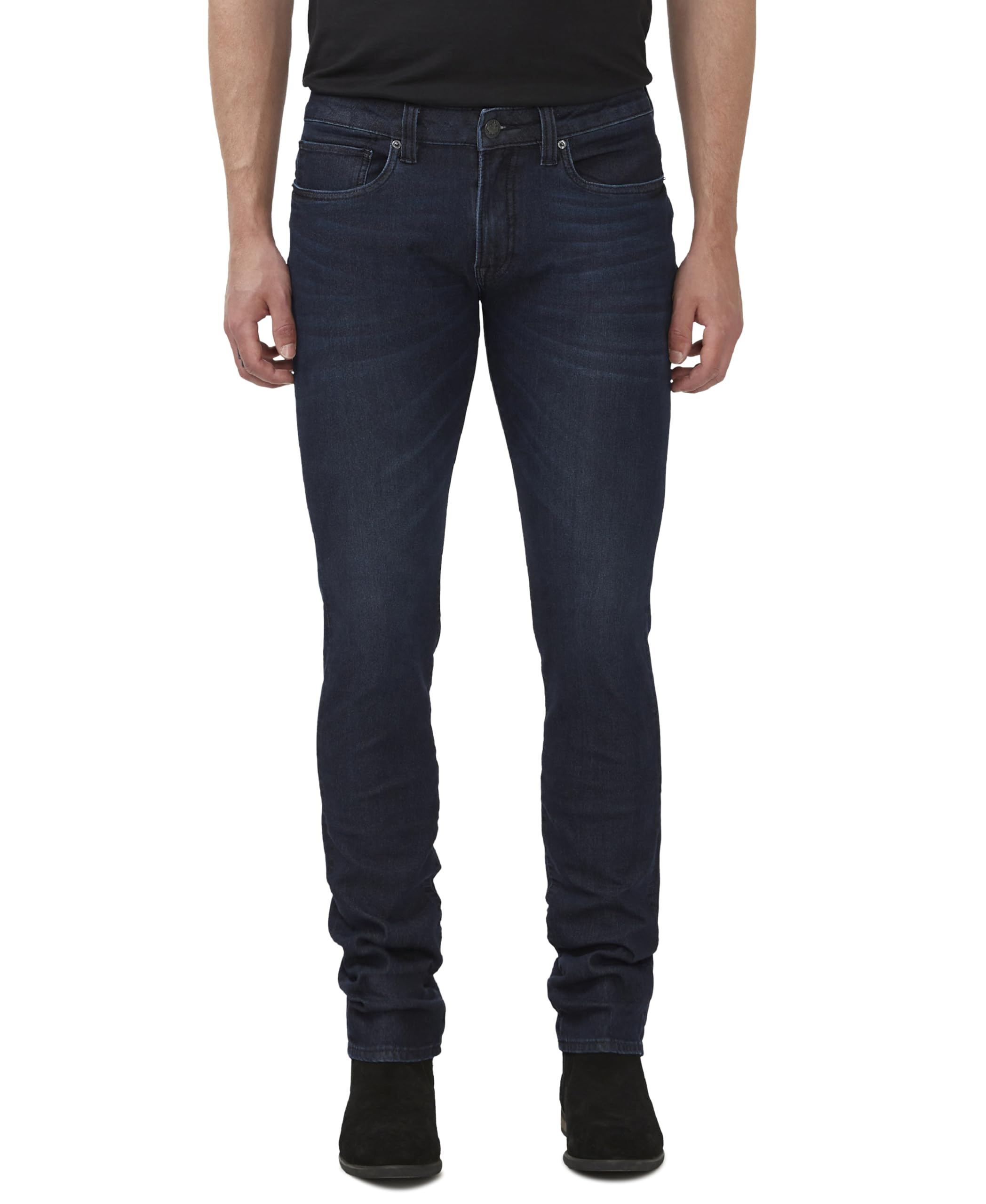 Buffalo David Bitton Men’s Skinny Max Jeans, Sanded and Faded Indigo, 27W x 30L