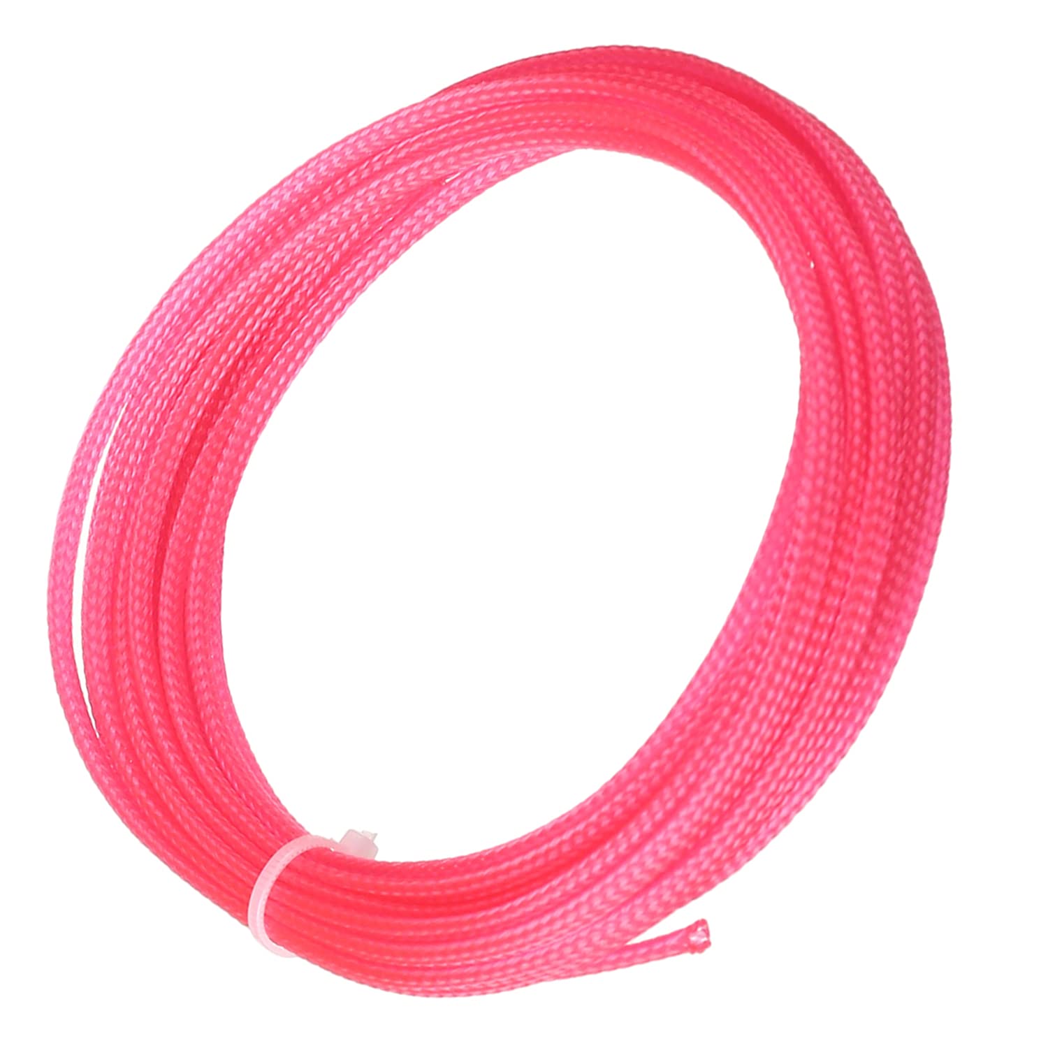 Othmro 1Pc Cable Tidy Sleeve, 5m Cable Protector, Desk Cable Management Cable Organizers Wire Tidy for TV/PC USB Cable, Pet Cable Protector Animal Chewing, 4mm Pink