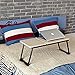 GreenForest Laptop Desk Stand Foldable Portable Large Size Tilting Home and Office Supplies MDF Lap Desk Bed Tray Beige