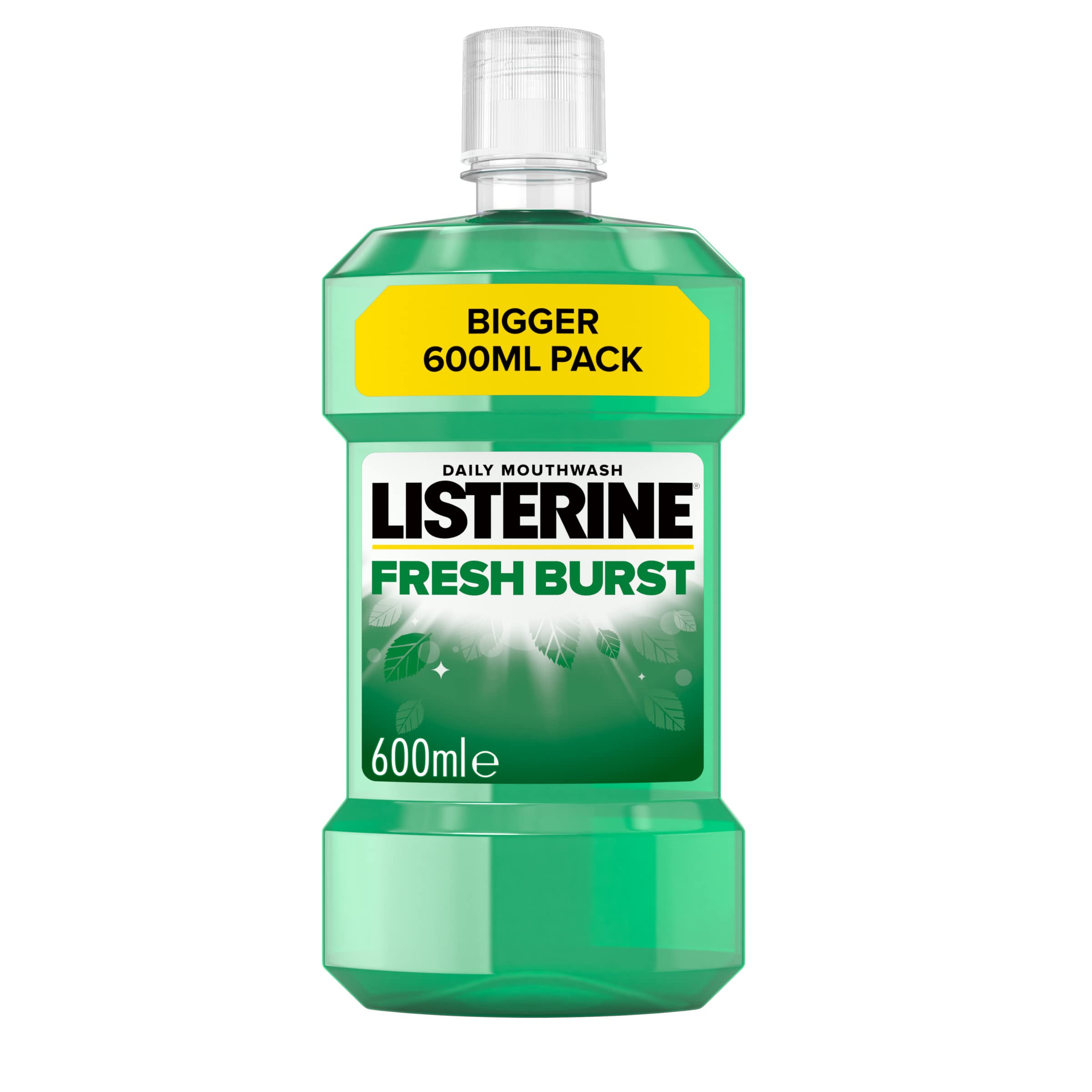 Listerine Fresh Burst Mouthwash 600ml