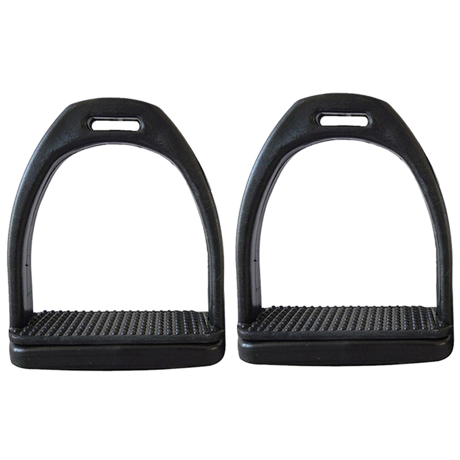MOVKZACV Safety Stirrups,2Pcs Horse Riding Stirrups,Lightweight Wide Track Equestrian Stirrups Treads with Non-slip Rubber Pad,Equestrian Supplies for Childen/Adults(90 x 96 mm,for Childen)