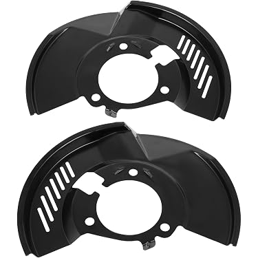 Front Left + Right Brake Disc Dust Cover Set For BMW X5 X6 – 348mm Aluminum Shield Plates