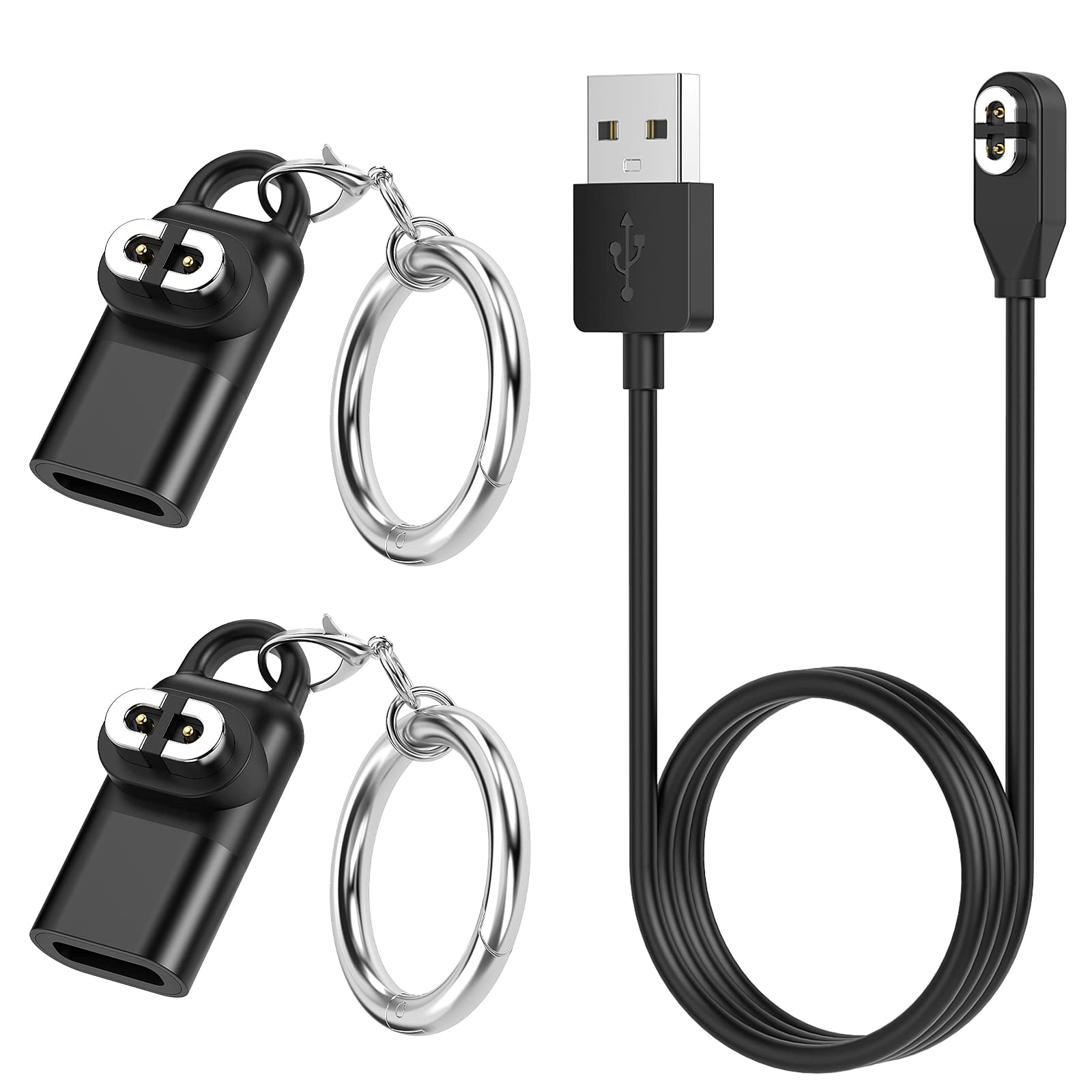 Photo 1 of Gorixer 3.3ft Charging Cable Replacement for AfterShokz Aeropex AS800/OpenComm/OpenRun/OpenRun Pro, Magnetic Fast Charger Cord for Shokz Aeropex Bone Conduction Headphones with 2 Pack Type-C Adapter