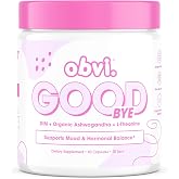 Obvi Goodbye, Daily Relaxation Supplement for Women, 60 Count, 30 Servings | Daily Wellness Capsules for Women, Gluten-Free and Non-GMO with Clean, Trusted Ingredients, 30 Servings Each