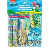 Aqua Awesome Bubble Guppies Birthday Party Favors Mega Mix Value Pack (48 Piece), Multicolored