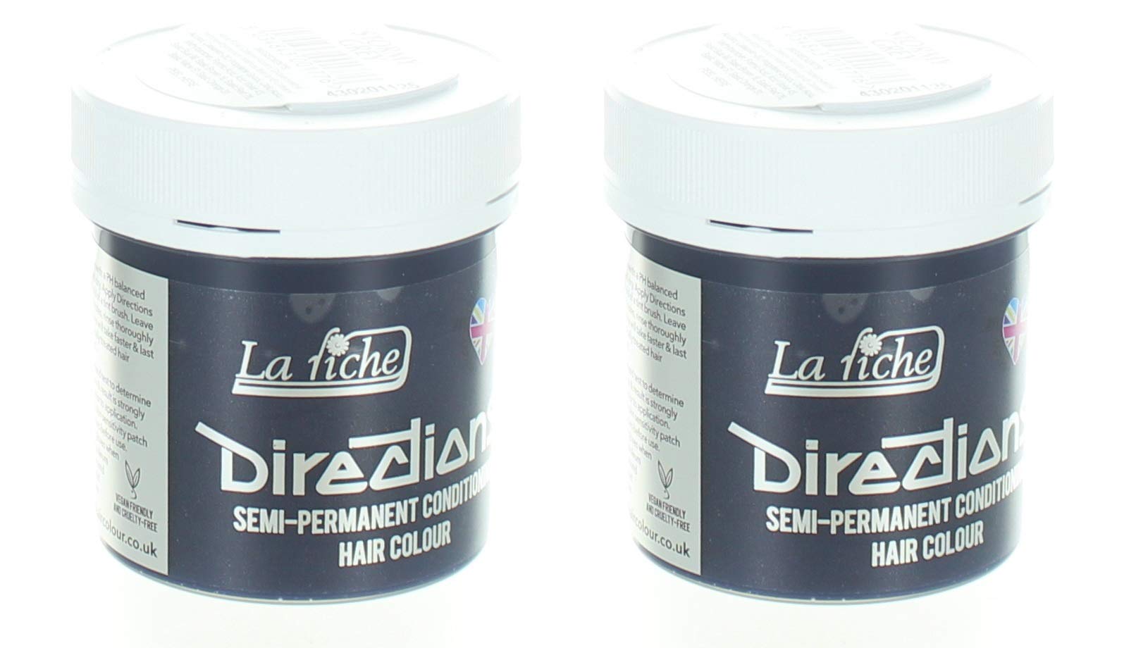 La Riche Directions Semi-Permanent Hair Colour Dye x2 Pack- Stormy Grey