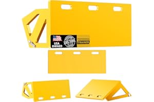 YNSZAS 𝙉𝙀𝙒 3-in-1 Soccer Rebounder Board, 3-Angles Bounce Back Rebound Wall, 32 x 12 Inch Foldable Soccer Goal Training Equipment, Soccer Shooting Practice Trainer Gift for Athletes & Goalkeeper