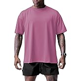 Muscle Killer 1/2pack Mens T Shirt Gym Workout Dry Fit Short Sleeve Athletic Fitness Crew Neck Tee Shirts Casual Loose Fit