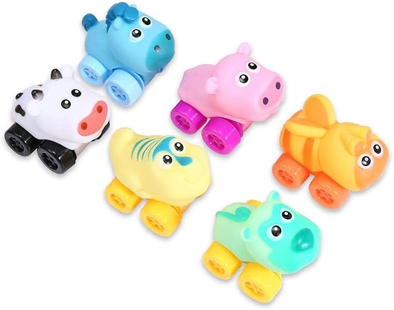 Womdee Baby Auto Spielzeug Cartoon Tier Auto Spielzeug Set Amazon De Elektronik