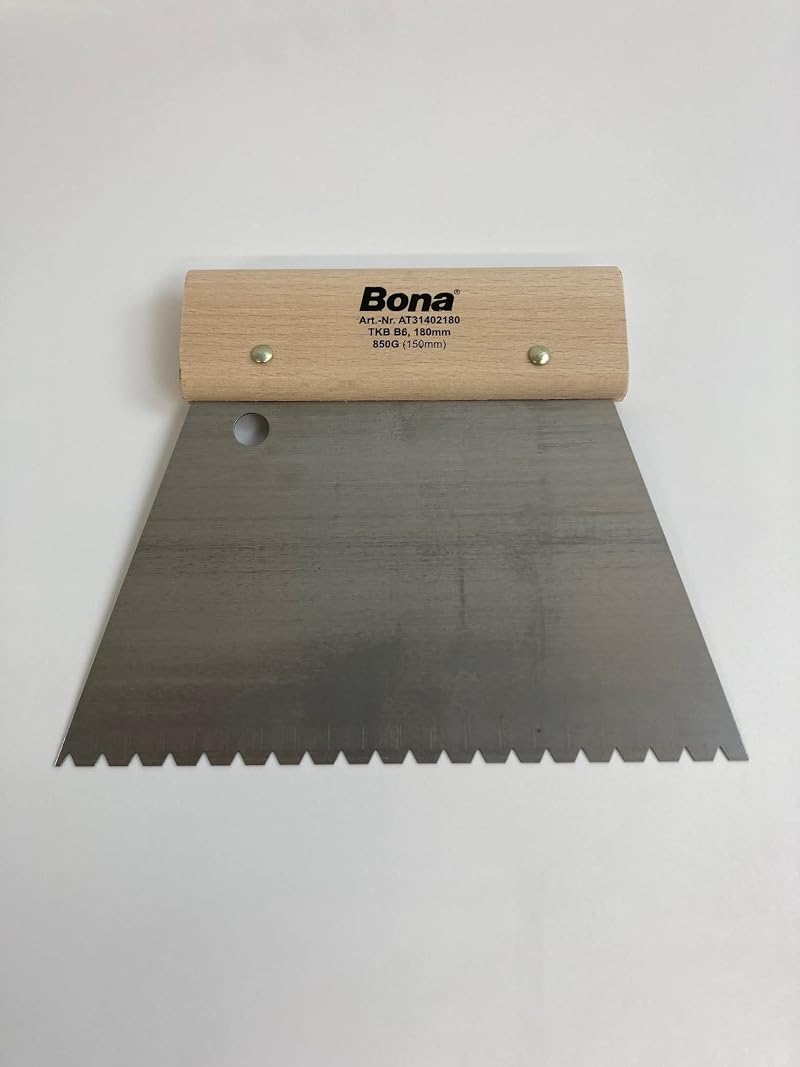 Bona Trowel Wood Floor Adhesive Application 180x150mm 850g Coarse B6