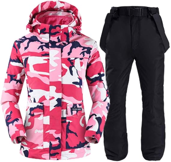 SZXJY Traje de esquí,Ski Suit Women's Ski Suit 2019 New Warm Thick