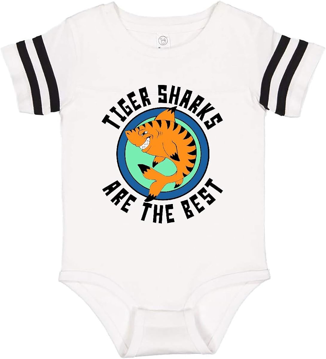 inktastic Tiger Sharks are The Best with Tiger Shark Illustration Infant Creeper