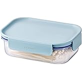 LocknLock HPL404 Classic-Plus Plastic Food Storage Container with Lid for Kitchen, Lunch, Meal Prep, and Leftovers, BPA-Free, Airtight, Leakproof, Microwave, Dishwasher, Freezer-Safe, 910ml