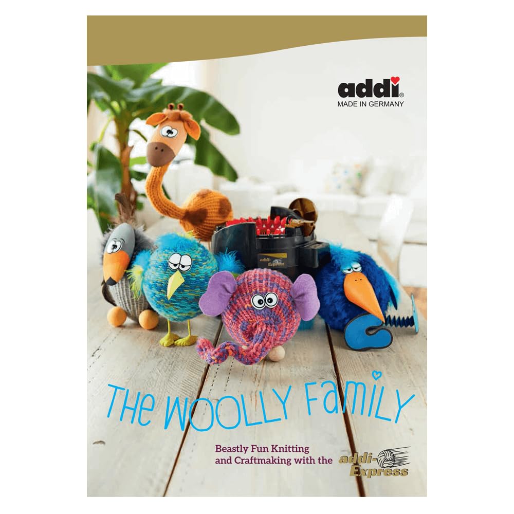 Addi Woolly Family Book for Addi Express - English Edition