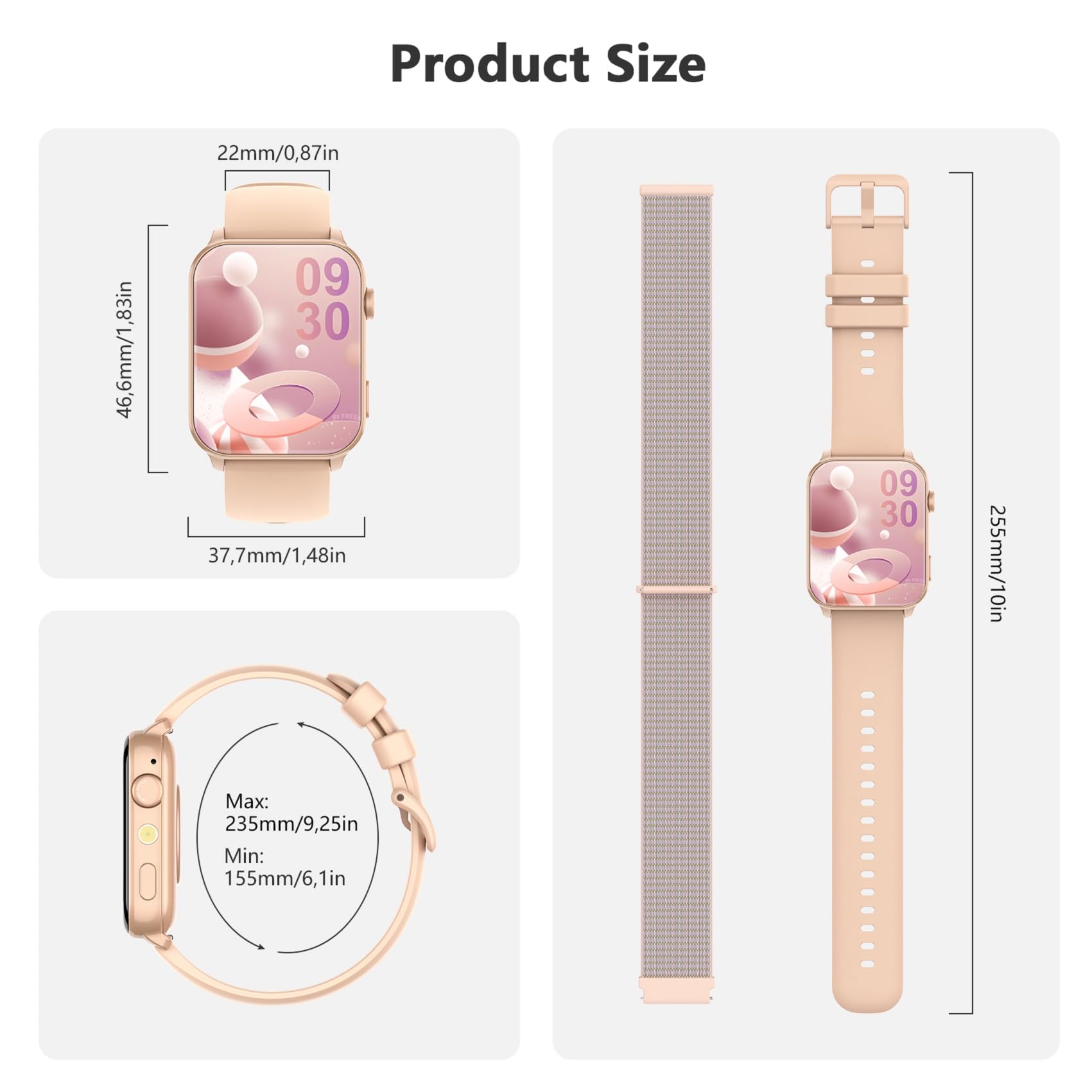 Blackview Smart Watch for Women, 1.91