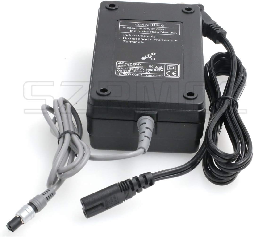 SZRMCC BC-27CR 3 Pin Female Plug Battery Charger forTotal Station BT-50Q BT-52Q and BT-52QA Batteries - Image 4