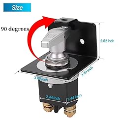 SUNMORN Battery Disconnect Switch, 500A Large Heavy