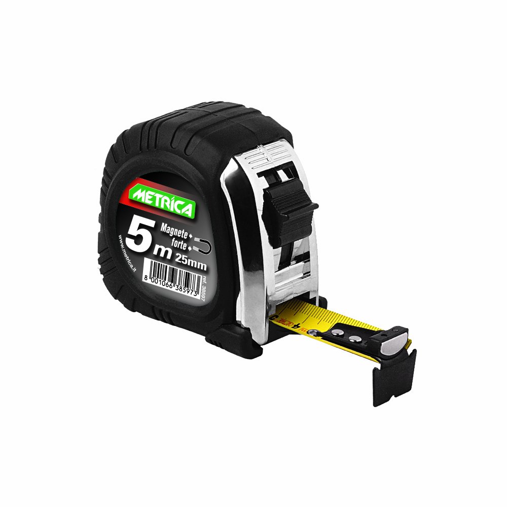 Metrica 38597 Tape Measure Magnetic 5 m