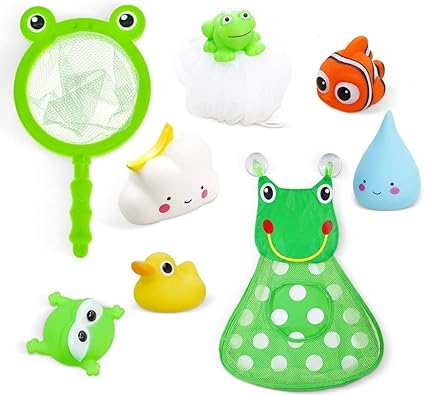 rubber frog bath toys