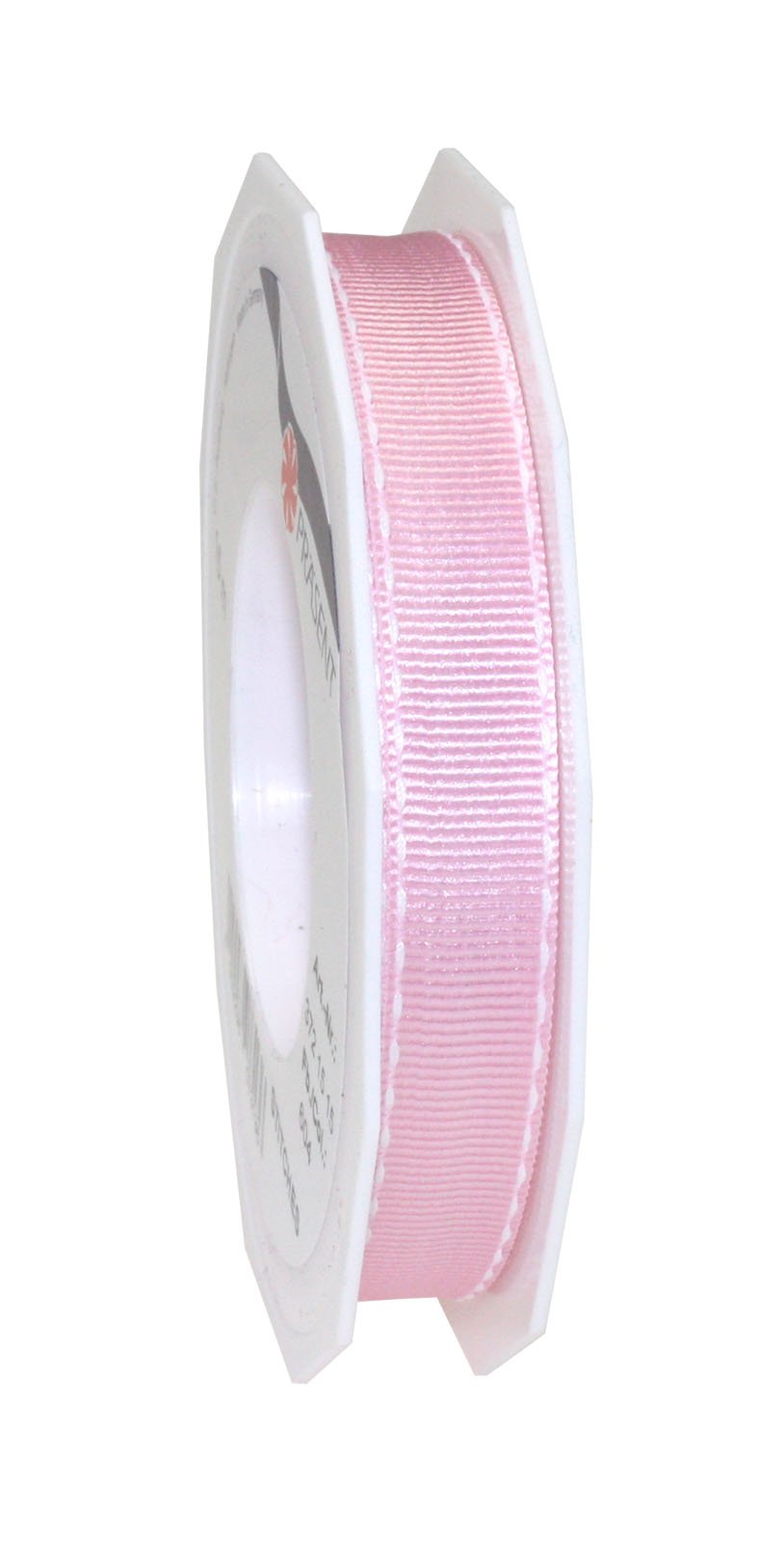 C.E. Pattberg Präsent - Stitches Gross Grain Ribbon Light Pink 15 mm width, 15 m length — image 1