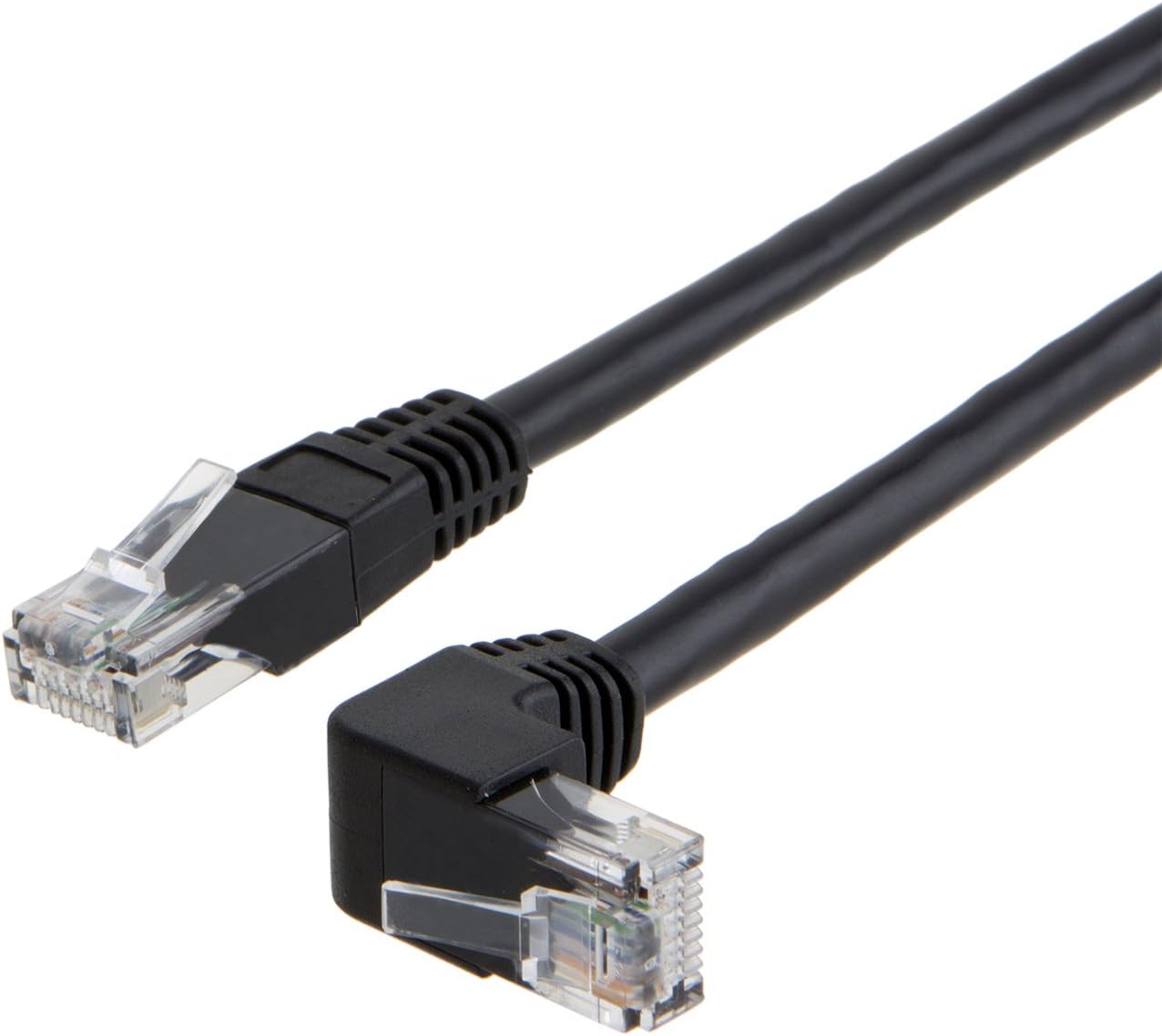 CableCreation Angle CAT6 Patch Cable(6 Feet), Downward Angled