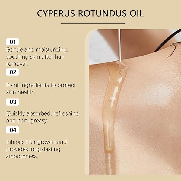 2PCS CYPERUS ROTUNDUS OIL,NATURAL CYPERUS ROTUNDUS OIL FOR HAIR REMOVAL,REDUCES UNWANTED HAIR GROWTH,MOISTURIZES & SOOTHES SKIN,REDUCING BODY HAIR GROWTH,SHRINK PORES FOR ALL SKIN TYPES(60ML)