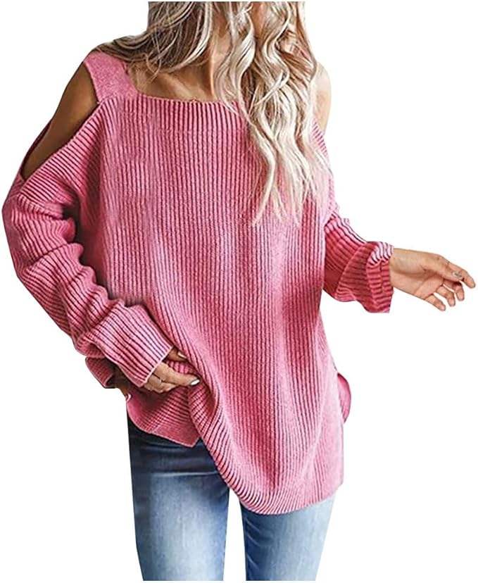 Fashion Sweater Damen Übergroße Pullover mit