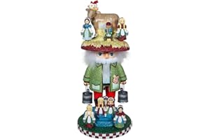 KURT S. ADLER Kurt Adler 16.5-inch Hollywood Nutcrackers 8 Maids A Milking Nutcracker