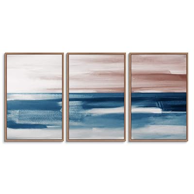 signwin 3 Piece Framed Canvas Wall Art Abstract...