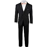 Black n Bianco Boy's Modern Tuxedo Dresswear Set