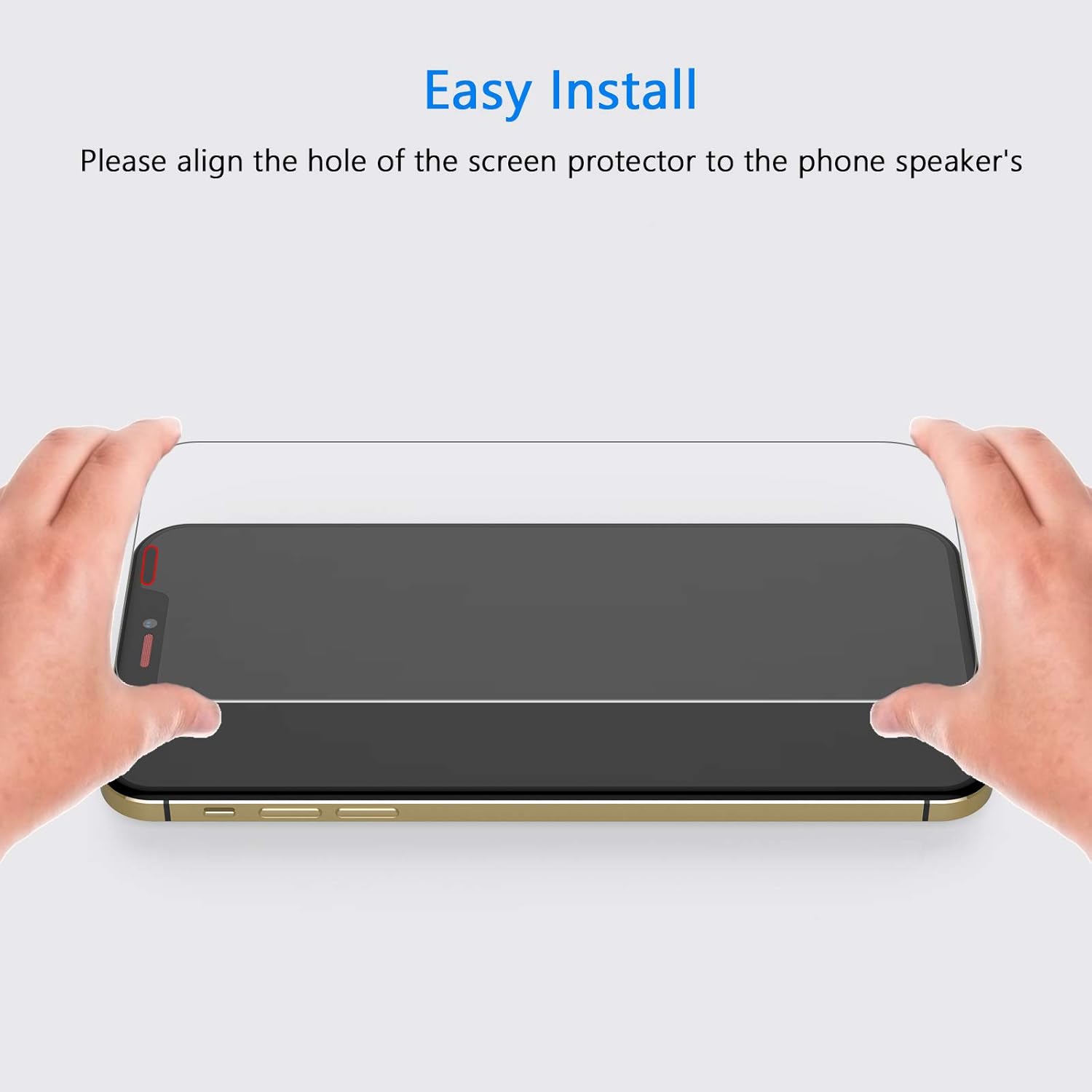 Yootech Screen Protector Compatible with Apple iPhone 12/iPhone 12 Pro,[4 Pack] Tempered Glass Screen Protector for iPhone 12/iPhone 12 Pro 2020[Anti-Scratch][Bubble Free][Case-friendly],6.1-Inch
