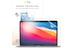 avakot 2 Pack Macbook Air 13 Inch 2020 M1 Screen Protector | Matte PET Film Screen Proctor Macbook Pro 13 inch (2016-2022 / M1, M2) Touch Bar Screen